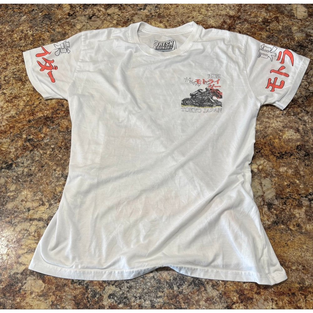 Tokyo Japan Rider Graphic T-Shirt - Picture 3 of 5